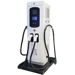 Sleek 120kW DC EV Fast Charger, Dual Charging Ports, OCPP 1.6, for High-Demand Locations